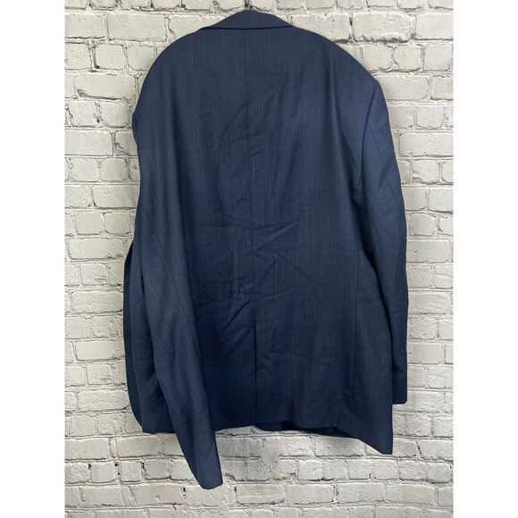 Ralph Lauren LRL 46R Wool Polyester Blue Blazer Suit Jacket 2 Button - Picture 8 of 9